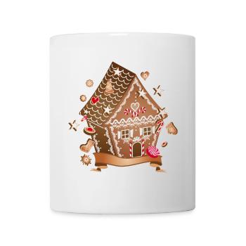 Biscuits de Noël maison en pain d’épice pour Noël - Mug blanc - blanc - Devant