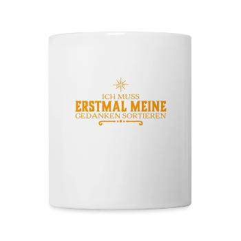 Ordnung schaffen - Tasse - Weiß - Vorne