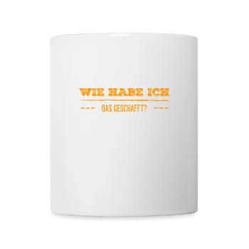 endlich geschafft - Tasse - Weiß - Vorne