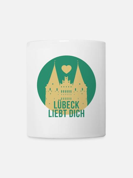 Lübeck liebt dich - Tasse - Weiß