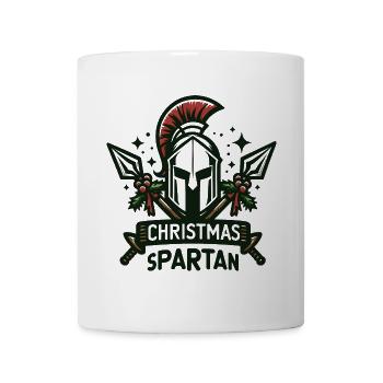 Spartan Christmas Muscle – Bodybuilding-Geschenk - Tasse - Weiß - Vorne