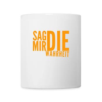 sei redlich - Tasse - Weiß - Vorne