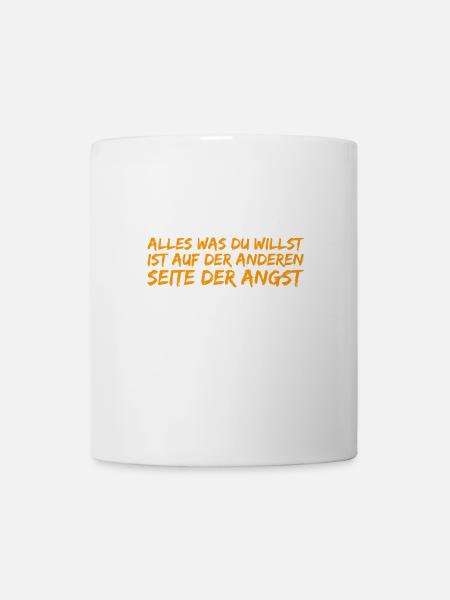 alles was du willst - Tasse - Weiß