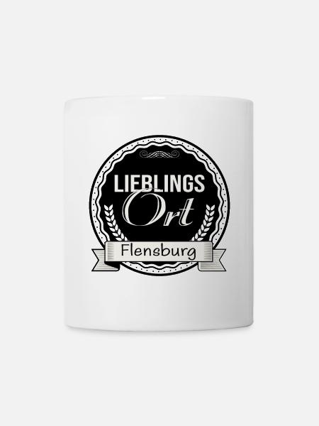 Lieblingsort Flensburg - Tasse - Weiß