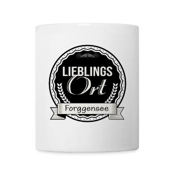 Lieblingsort Forggensee - Tasse - Weiß - Vorne