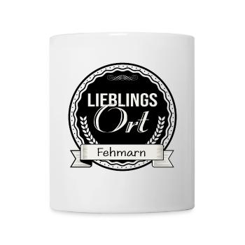 Lieblingsort Fehmarn - Tasse - Weiß - Vorne