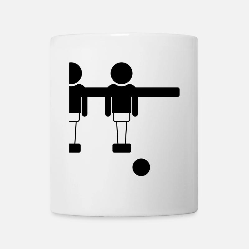 Retro Tischfussball Kicker Design - Goal Getter - Tasse - Weiß