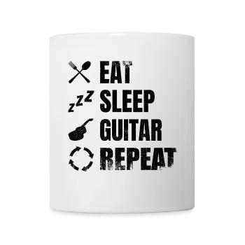 Guitarist Daily Routine - Mug - white - Front