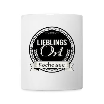 Lieblingsort Kochelsee - Tasse - Weiß - Vorne