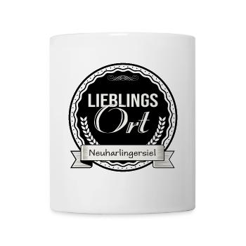 Lieblingsort Neuharlingersiel - Tasse - Weiß - Vorne
