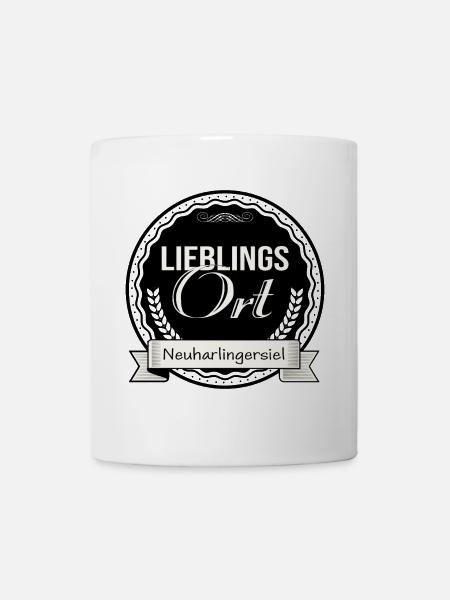 Lieblingsort Neuharlingersiel - Tasse - Weiß
