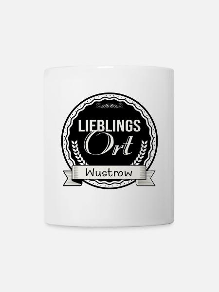 Lieblingsort Wustrow - Tasse - Weiß