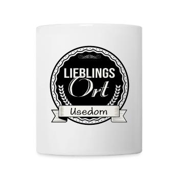 Lieblingsort Usedom - Tasse - Weiß - Vorne