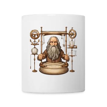 Leonardo da Vinci inventor, invention, genius - Mug - white - Front