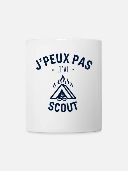 J peux pas j ai Scout - Mug blanc - blanc