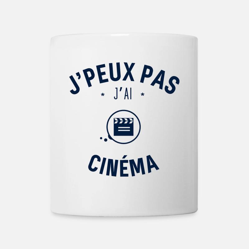 J peux pas j ai Cinéma - Mug blanc - blanc