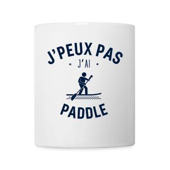 J peux pas j ai paddle - Mug blanc - blanc - Devant