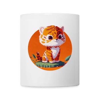 Little Tiger So Cute Child - Mug - white - Front