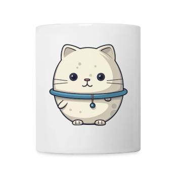 Space Cat Illustration - Mug - white - Front