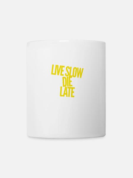 mach langsam - Tasse - Weiß