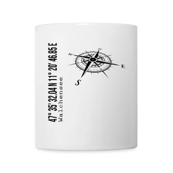Koordinaten Walchensee - Tasse - Weiß - Vorne