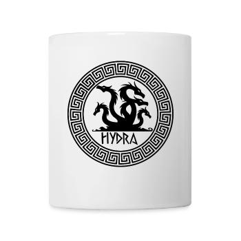 Symbole de l'hydre noire - Mug blanc - blanc - Devant