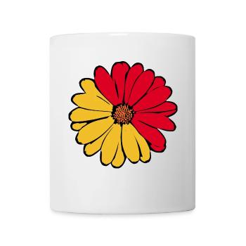70s Flower Pattern - Mug - white - Front