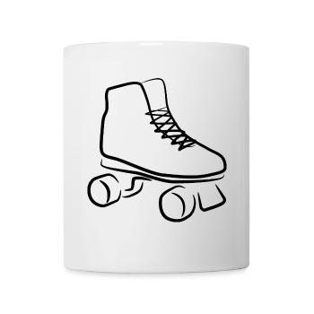 Rollschuhe Skizze - Tasse - Weiß - Vorne