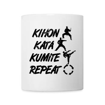 Karate Pillars - Mug - white - Front