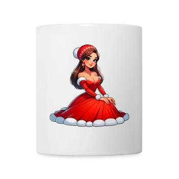 Ded Moroz Snegurotschka russischer Weihnachtsmann - Tasse - Weiß - Vorne