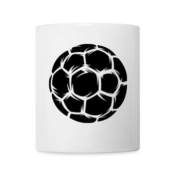 Handballer Handball Ball Logo Illustration Symbol - Tasse - Weiß - Vorne