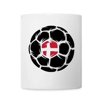 Handballer, Symbole, Handball, Danemark, Logo, icône - Mug blanc - blanc - Devant