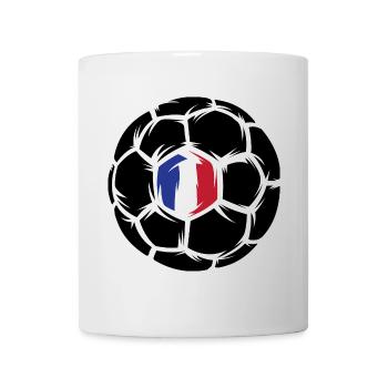 Handball France Handball Joueur Logo Symbole icône Championnat d’Europe - Mug blanc - blanc - Devant
