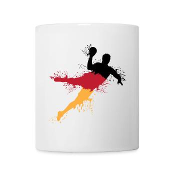 Handballer Handball Team Allemagne Symbole Logo - Mug blanc - blanc - Devant
