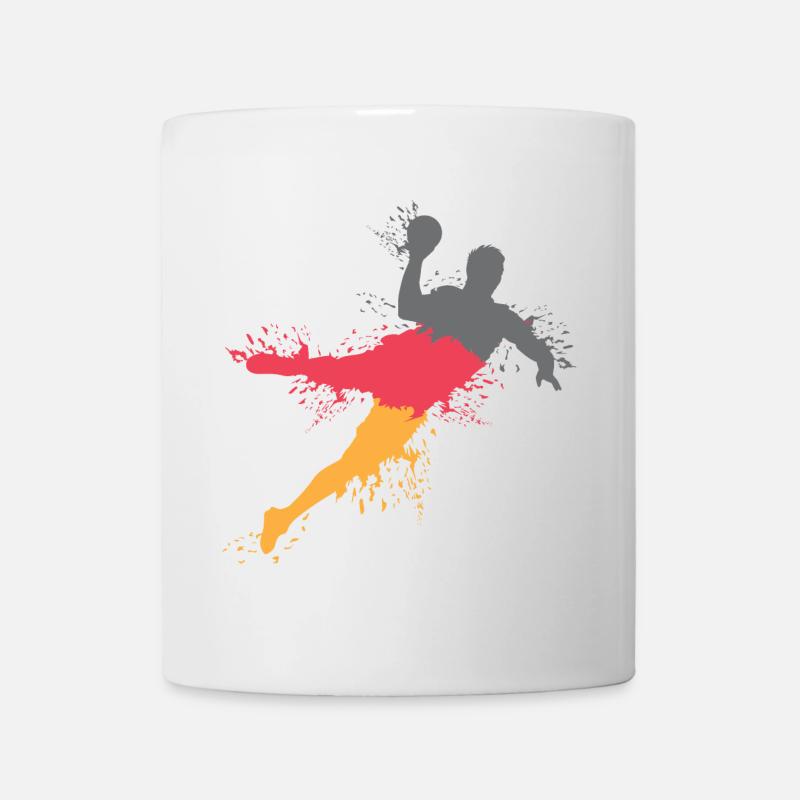 Handballer, Explosion Handball, Équipe d’Allemagne - Mug blanc - blanc