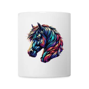 Cheval - Mug blanc - blanc - Devant