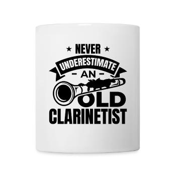 Klarinettist Großvater - Tasse - Weiß - Vorne