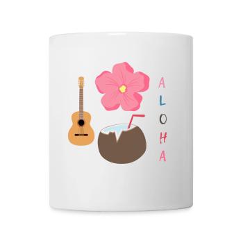 Hawaiian Harmony Designe - Mug blanc - blanc - Devant