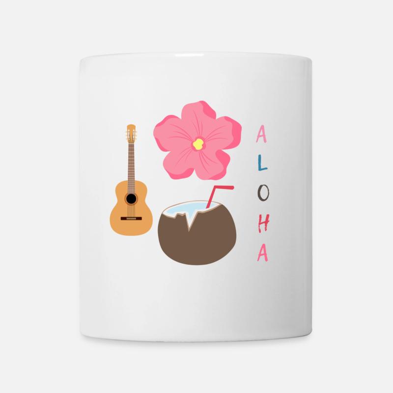 Hawaiian Harmony Designe - Mug blanc - blanc