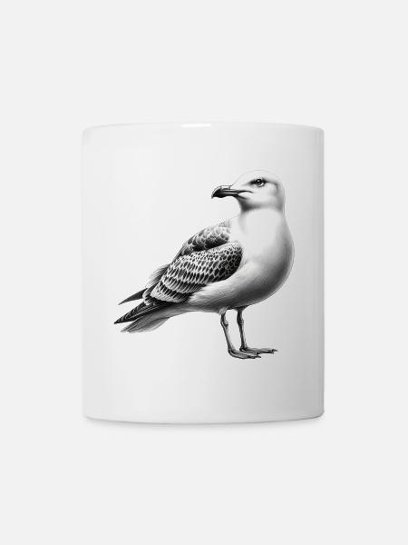 Möwe - Tasse - Weiß