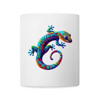 Gecko - Tasse - Weiß - Vorne