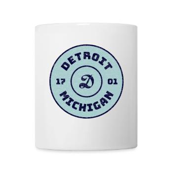 Detroit Michigan Emblem 1701 - Tasse - Weiß - Vorne