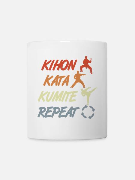 Säulen des Karate - Tasse - Weiß