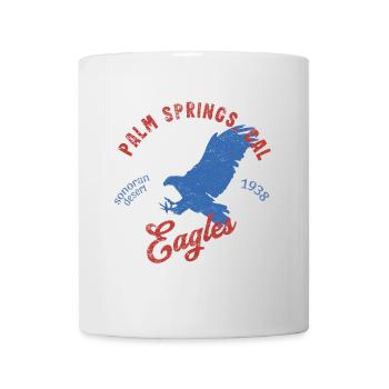 Palm-Springs California Sports Retro Vintage Design - Mug - white - Front