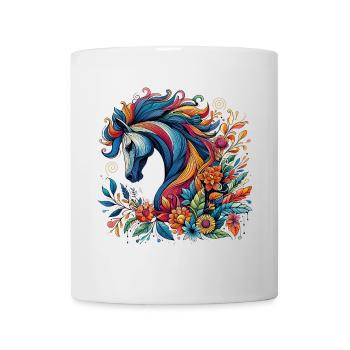 Cheval - Mug blanc - blanc - Devant