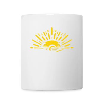 do kummt die Sunn - Dialekt Österreich Bayern - Tasse - Weiß - Vorne