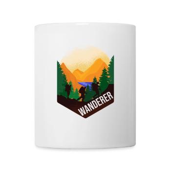 Wanderer - Tasse - Weiß - Vorne