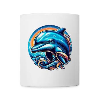 Dauphin - Mug blanc - blanc - Devant