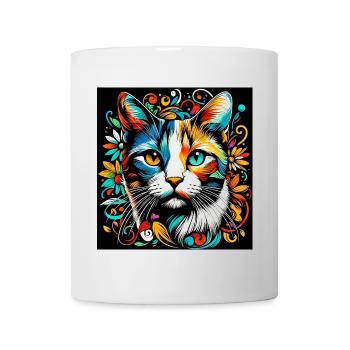 Chat - Mug blanc - blanc - Devant