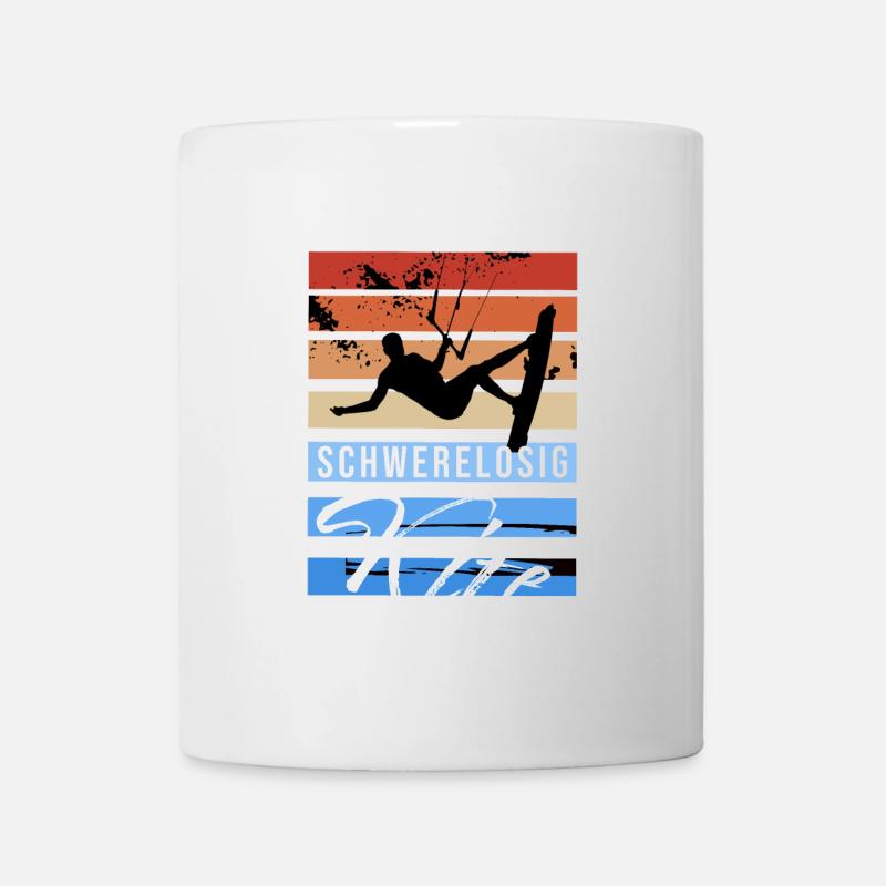Schwerelosig Kite - Tasse - Weiß